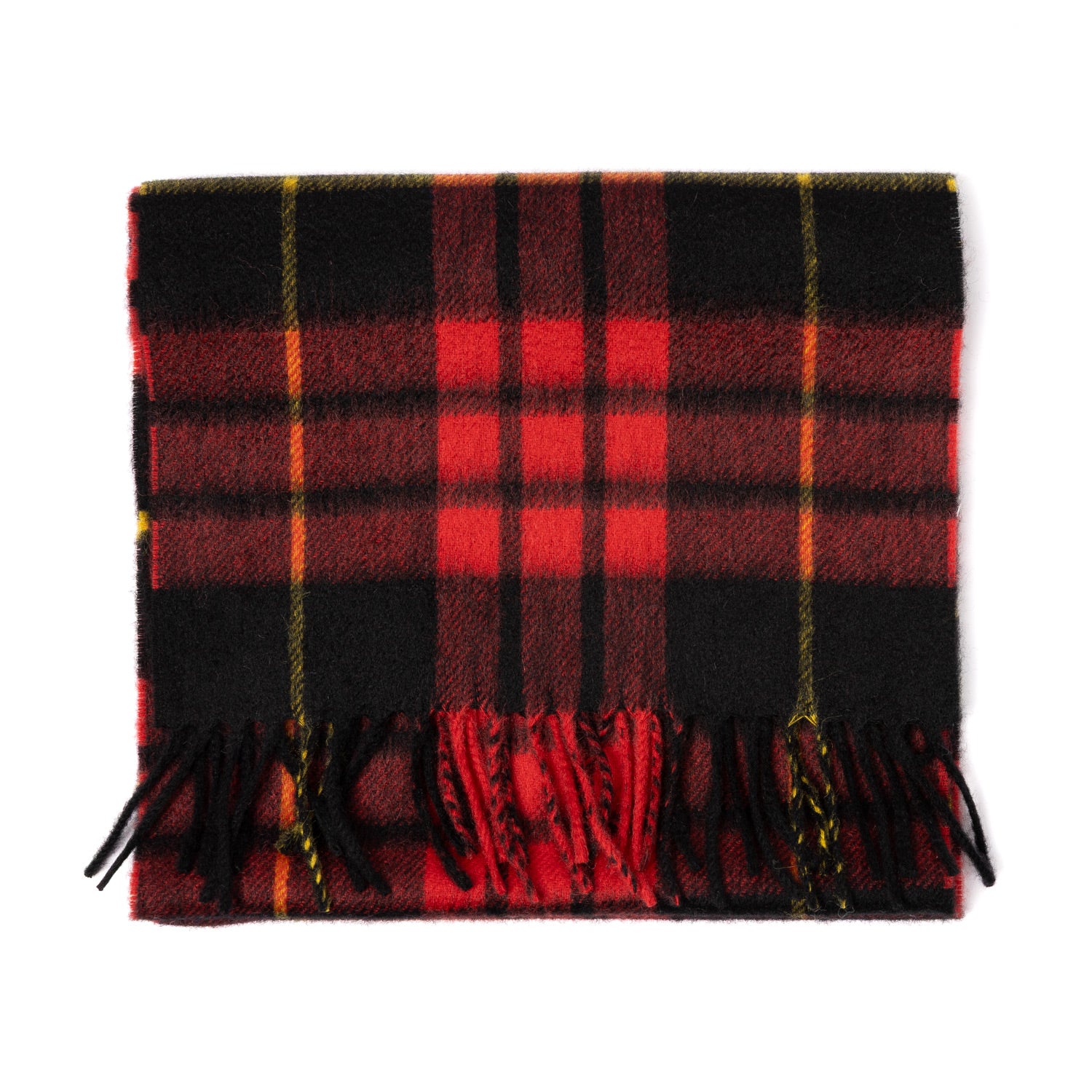 MJ Exklusiv: Karierter Schal "Red Tartan" aus schottischem Kaschmir